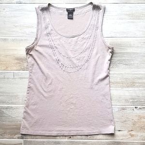 Ann Taylor Factory tank top w embroidery